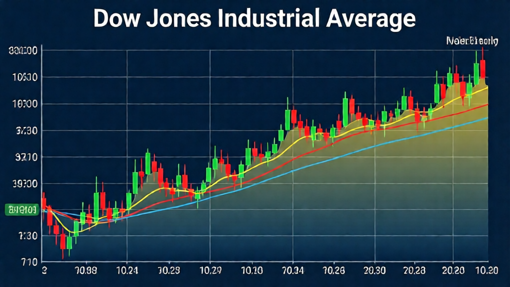 dow jones industrial average chart 10 years