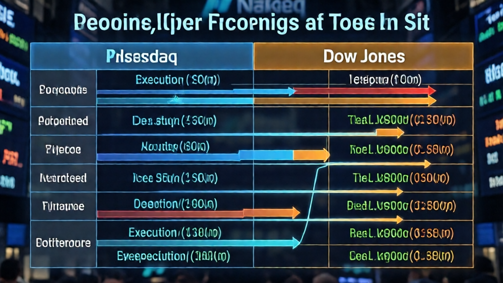 difference between nasdaq and dow jones